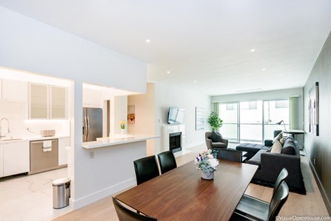 Floor plan for 2 beds, 2 baths, 1390 sqft